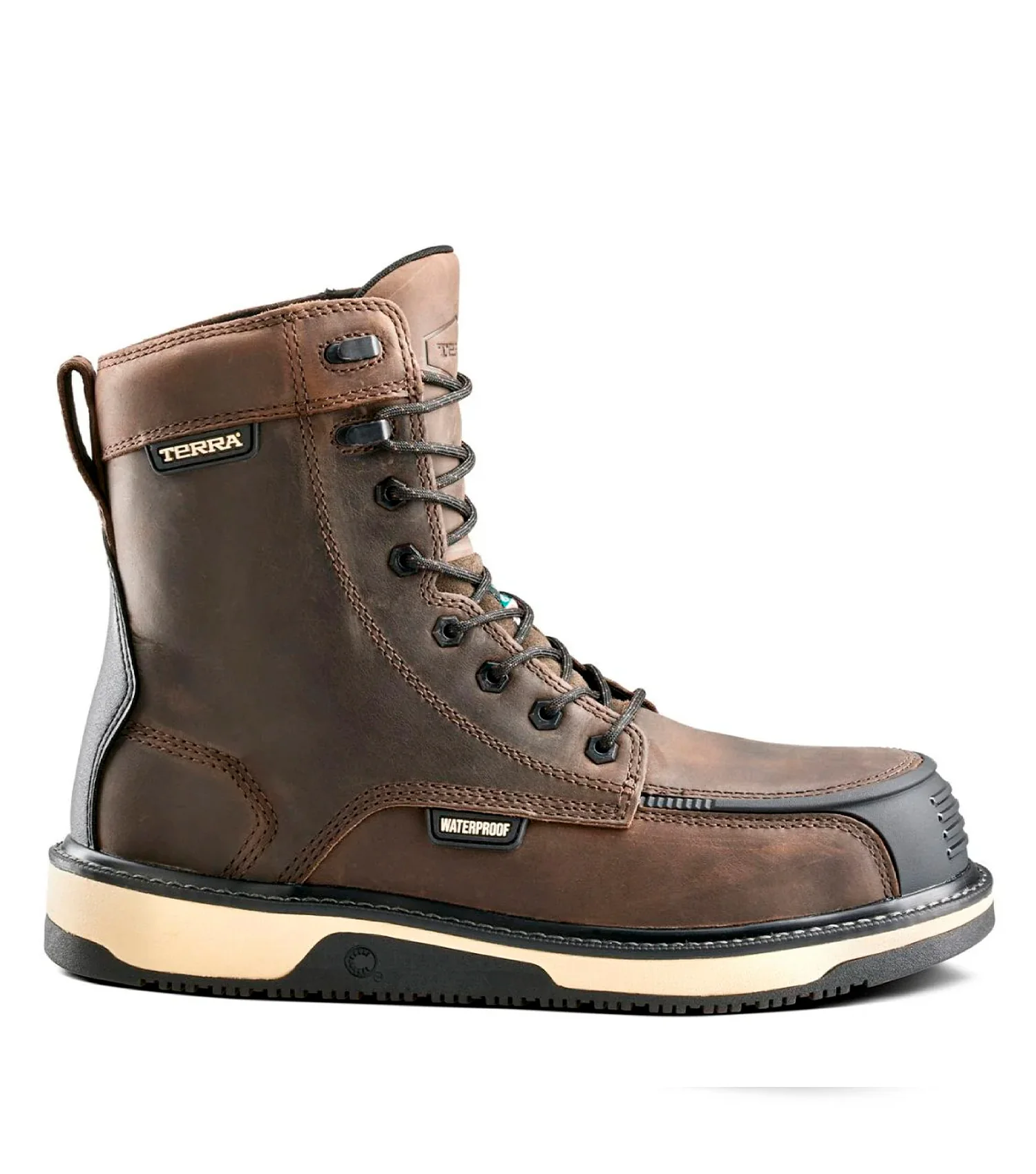 Bottes 8" Ironstone à embout composite imperméable - Terra - Image 2