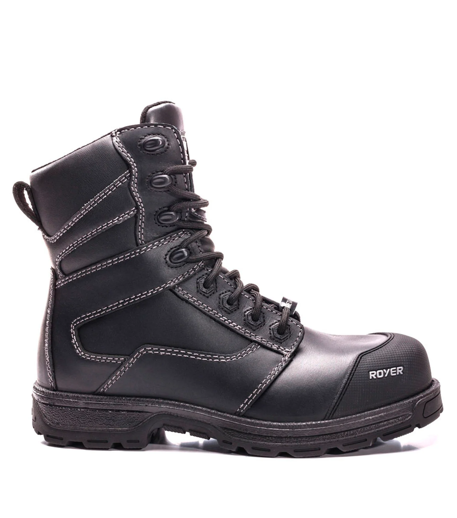 Bottes de travail 8'' 5701GT en cuir pleine fleur - Royer - Image 2