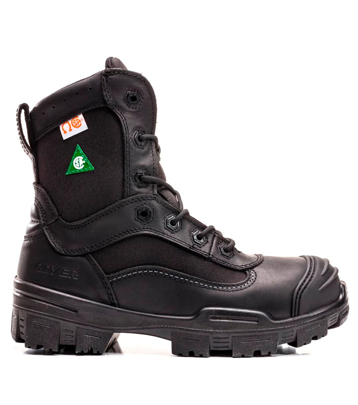 Bottes de travail 8" 6200VT en cuir pleine fleur - Royer - Image 2