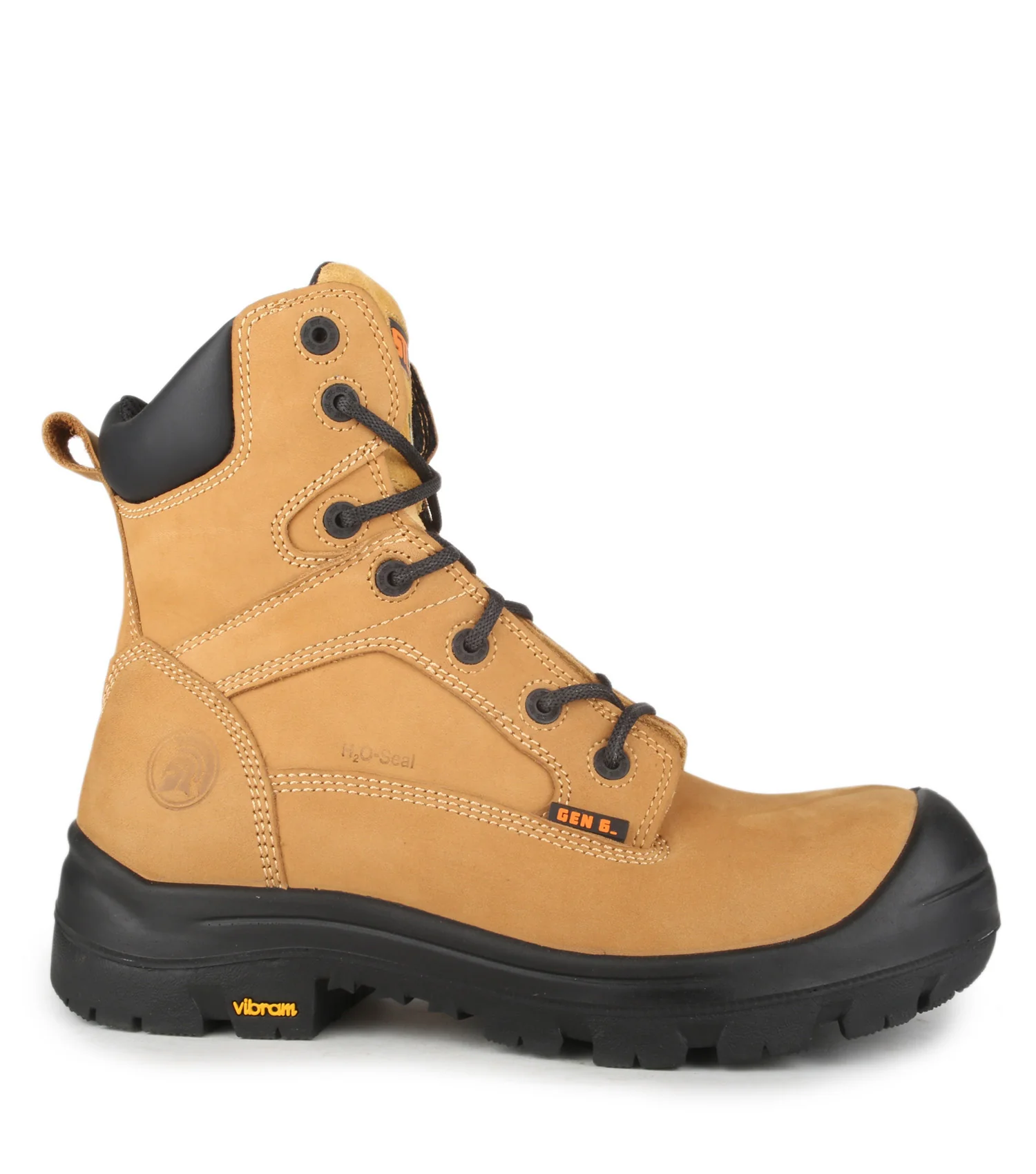 Bottes de travail 8'' Canuck avec semelle Vibram - STC - Image 2