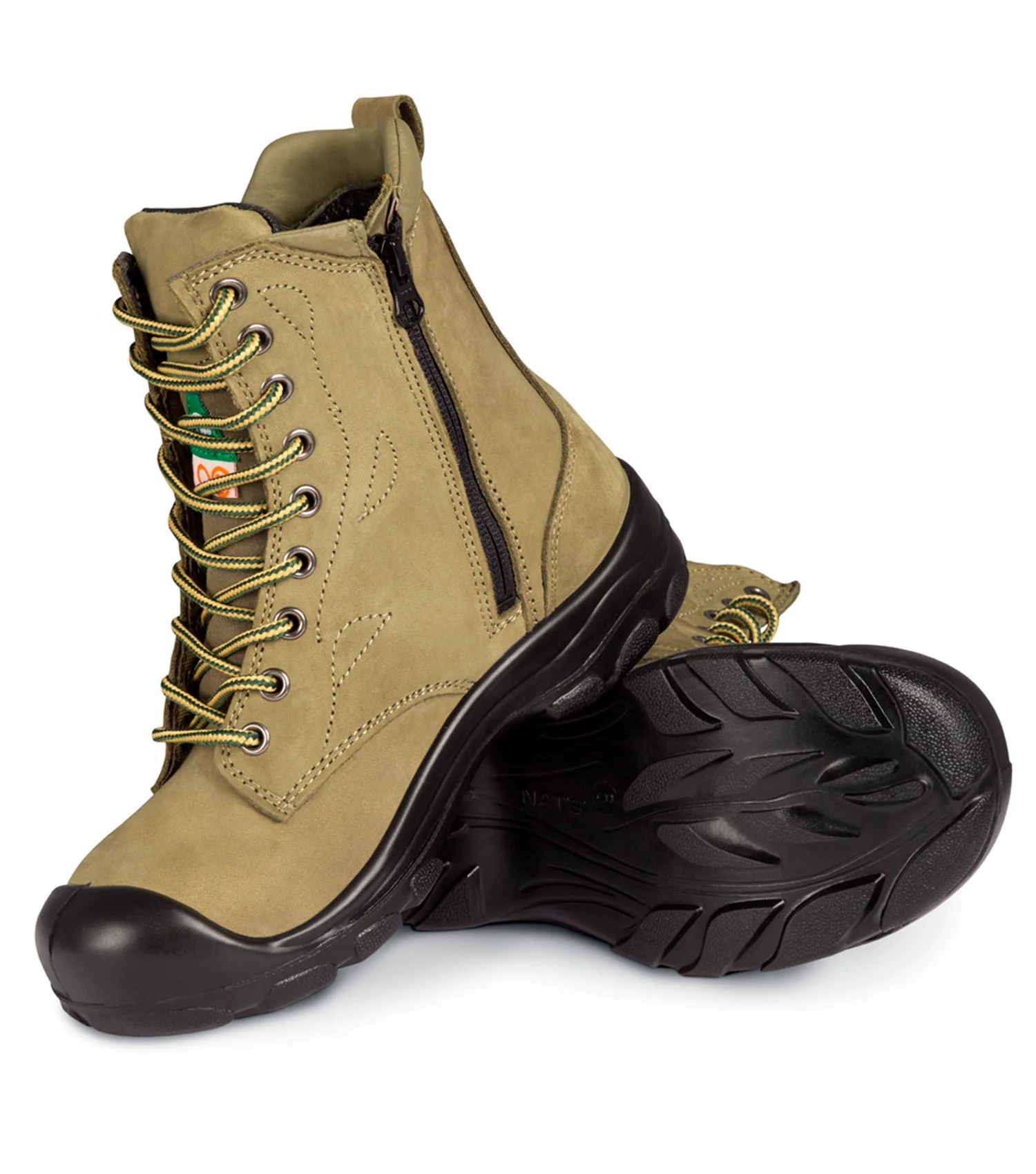 Bottes de travail 8'' S558 kaki, femme - Pilote & Filles - Image 2