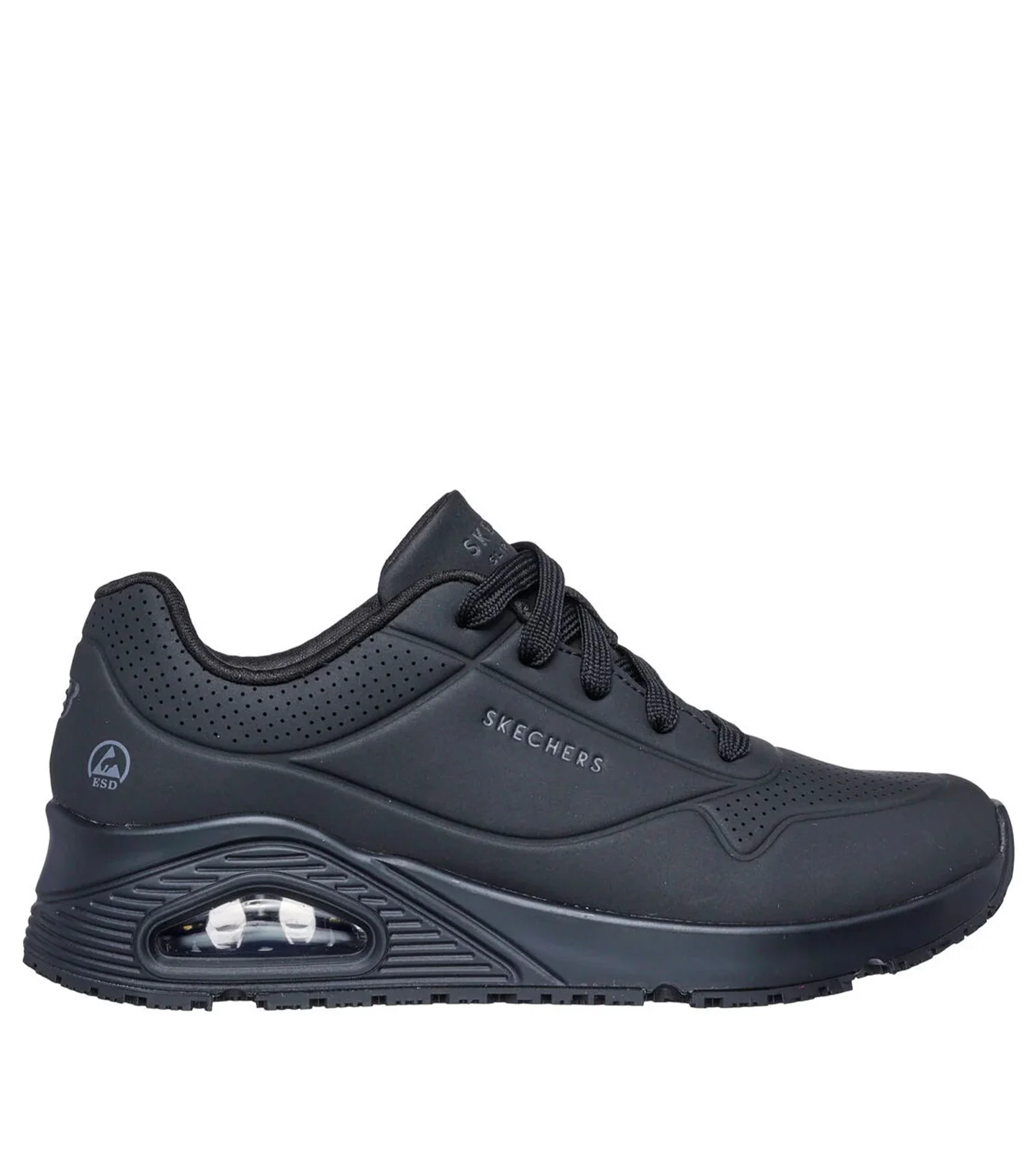 Souliers Relaxed Fit Uno - Femme - Noir - Skechers - Image 2