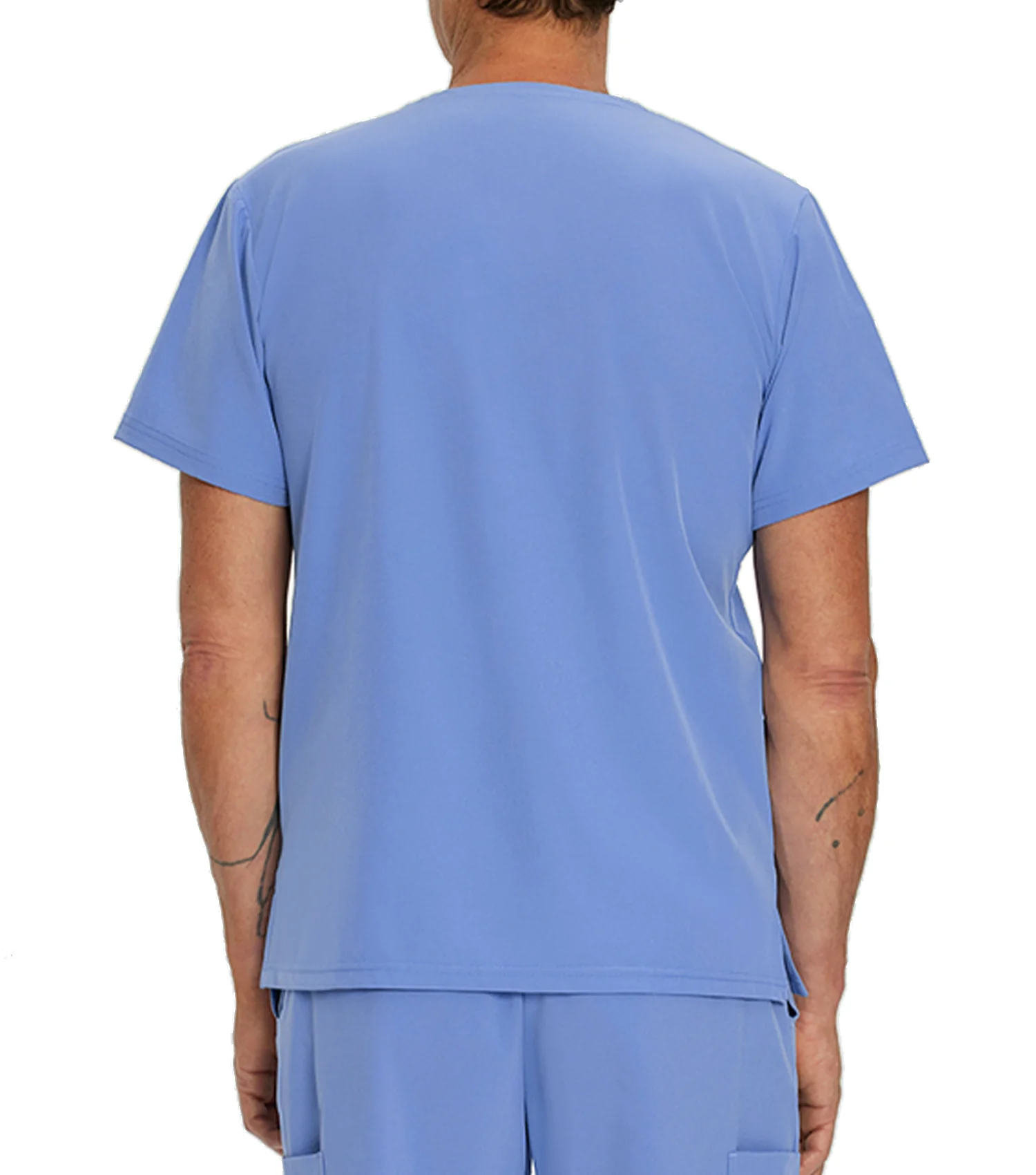 Haut d'uniforme Encolure en V à 3 poches 2263  Bleu Ciel – Whitecross - Image 2