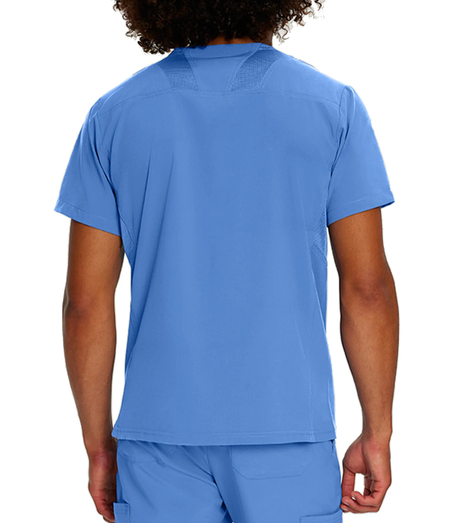 Haut d'uniforme Encolure en V à 3 poches 2266 bleu clair – Whitecross - Image 2