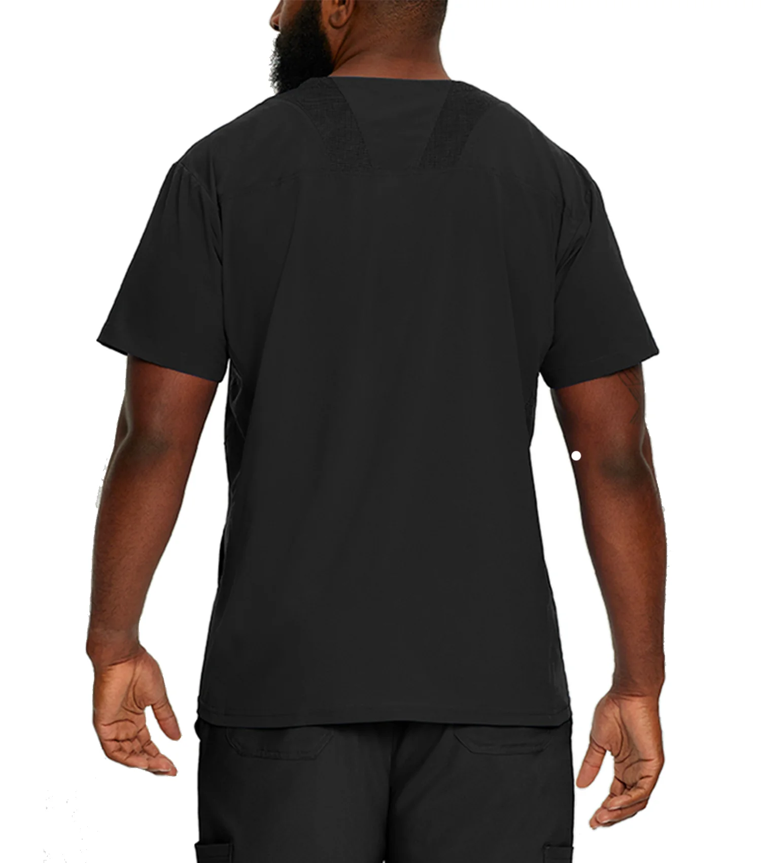 Haut d'uniforme Encolure en V à 3 poches 2266 Noir – Whitecross - Image 2