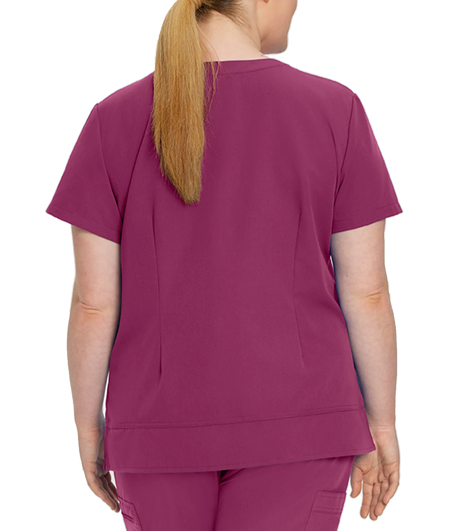 Haut d'uniforme Encolure en V à 3 poches 796 Framboise – Whitecross - Image 2