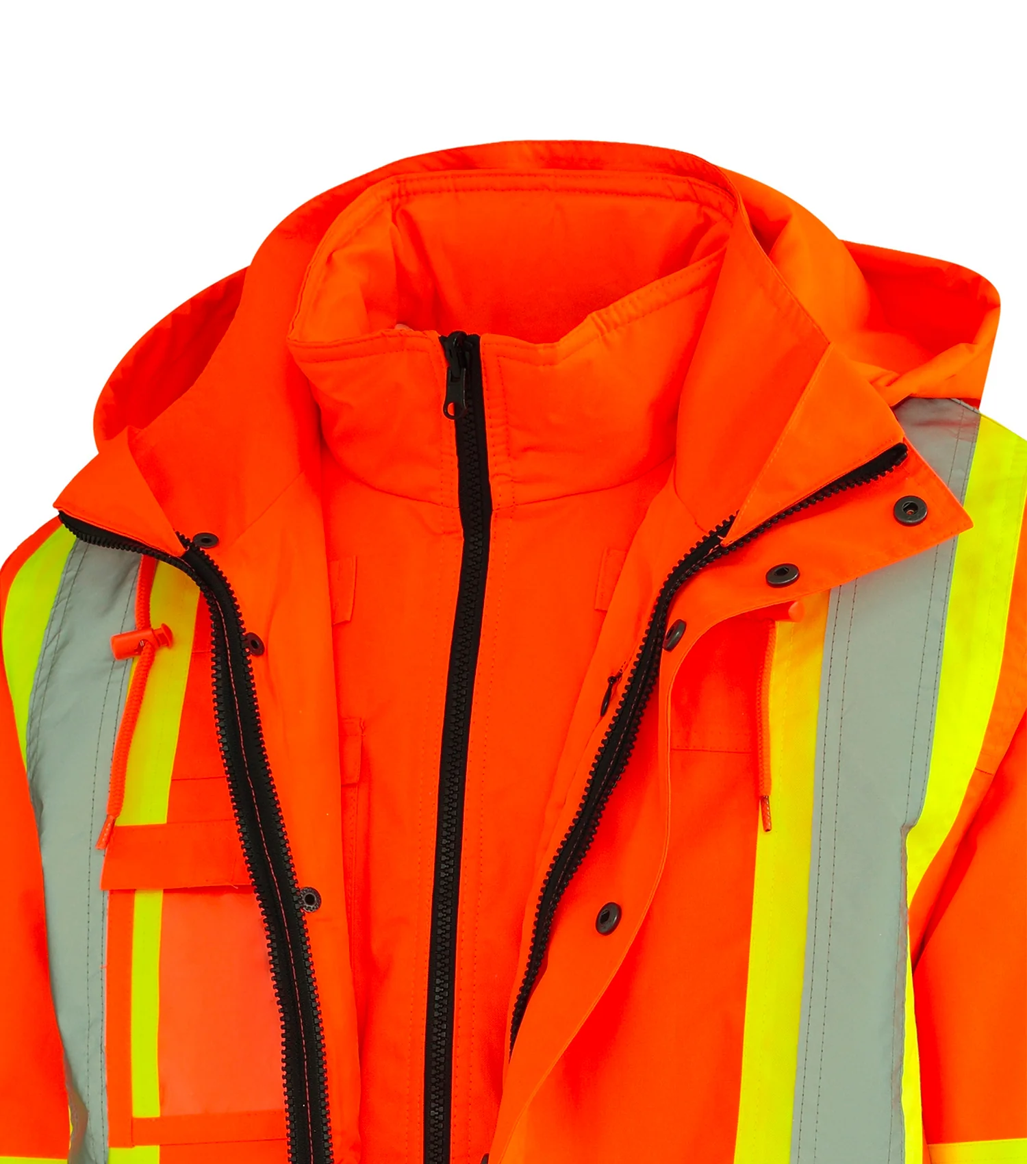 Manteau 5 dans 1 orange 89-650-1 - Ganka - Image 3