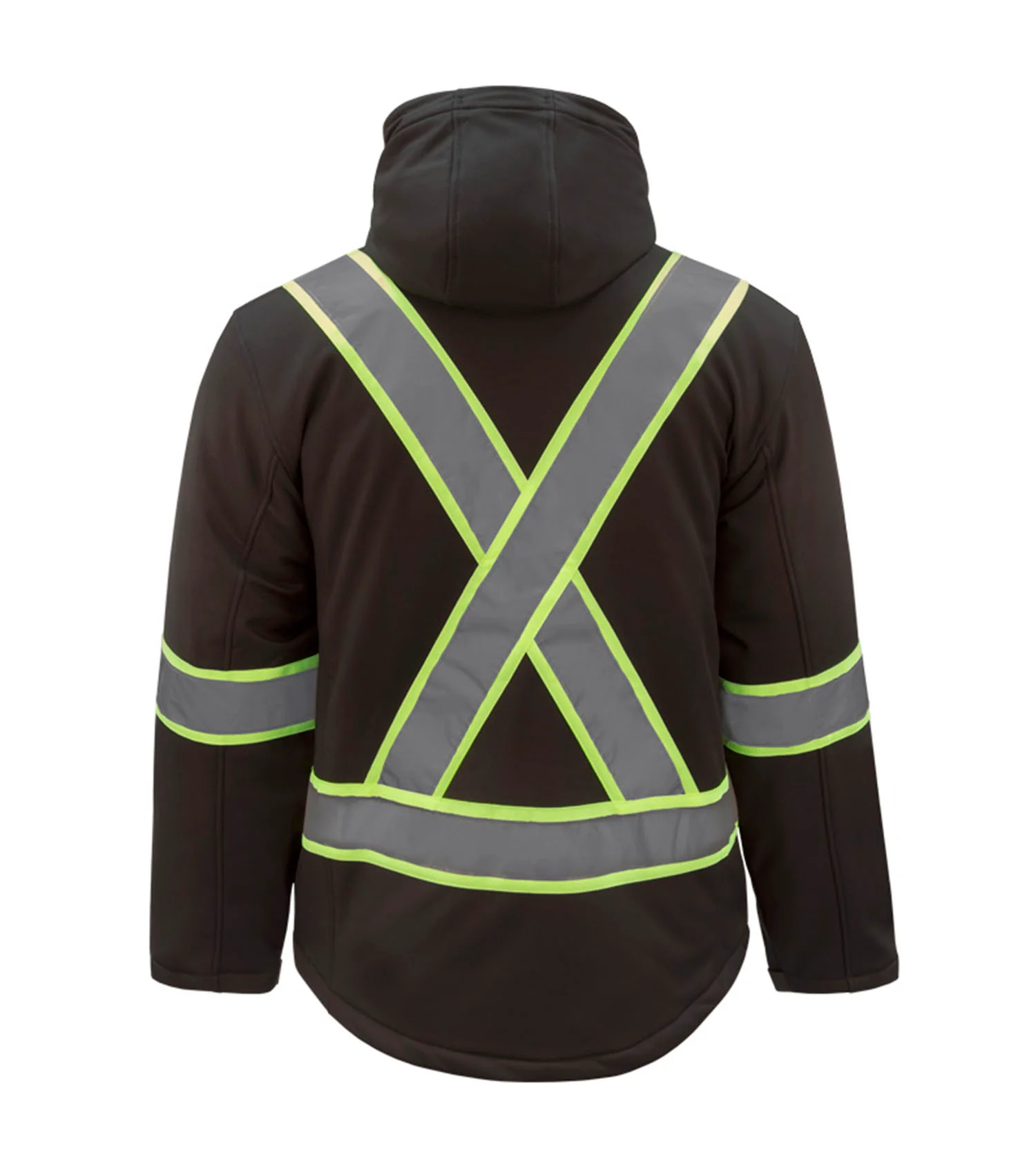 Manteau HV510 haute visibilité avec capuchon détachable - Nat's - Image 2