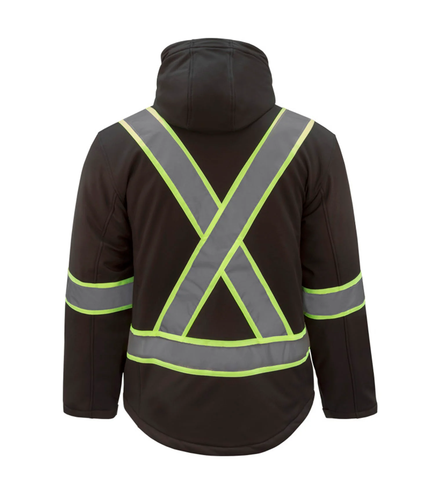 Manteau isolé HV512 haute visibilité avec capuchon - Nat's - Image 2