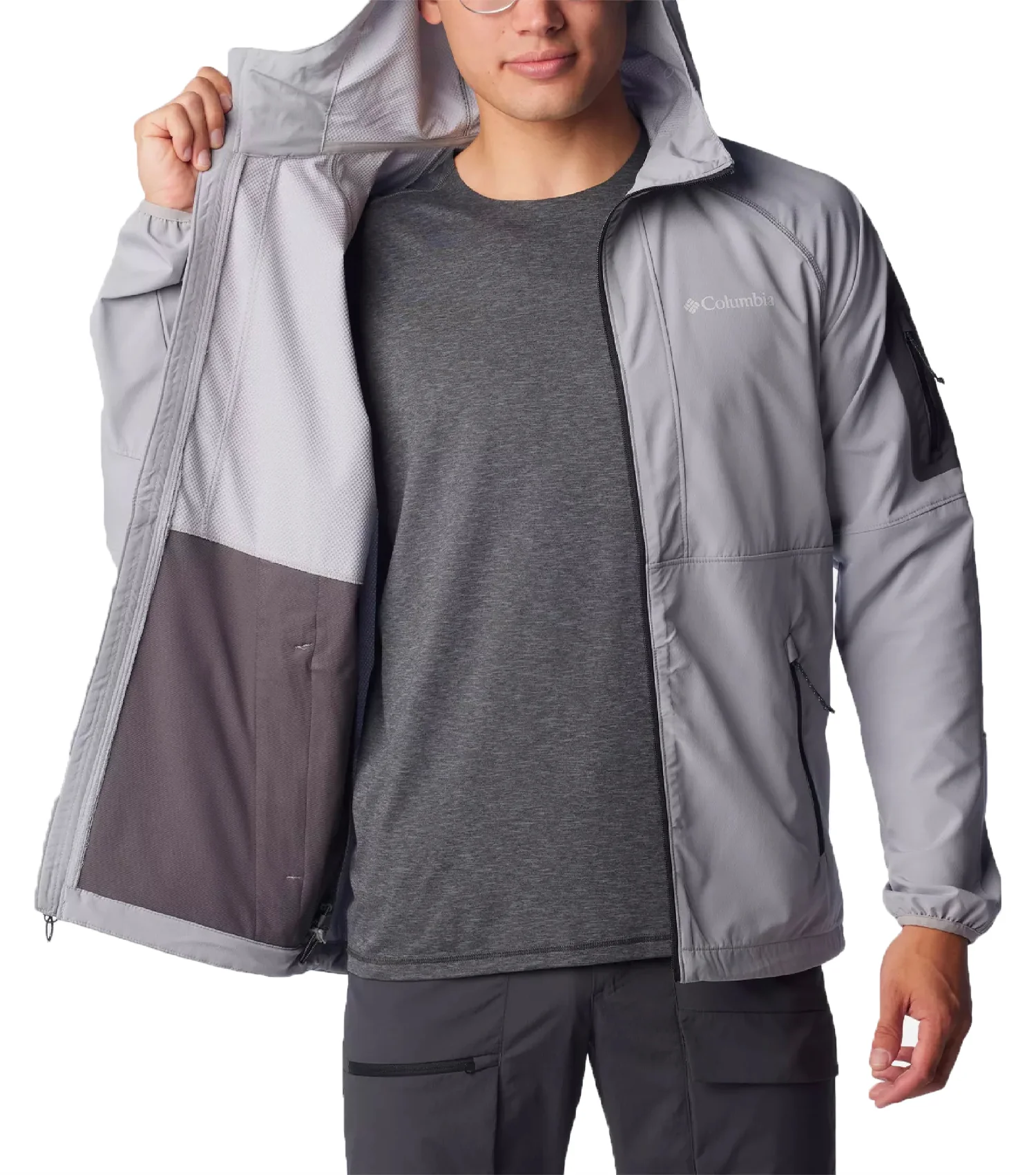 Manteau Softshell 1975591 Gris - Columbia - Image 3