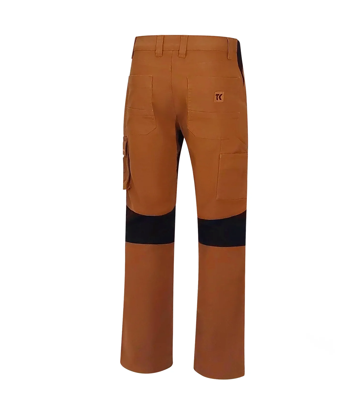 Pantalon de travail Superflex avec genouillère Poutch Tan pour hommes - Image 3